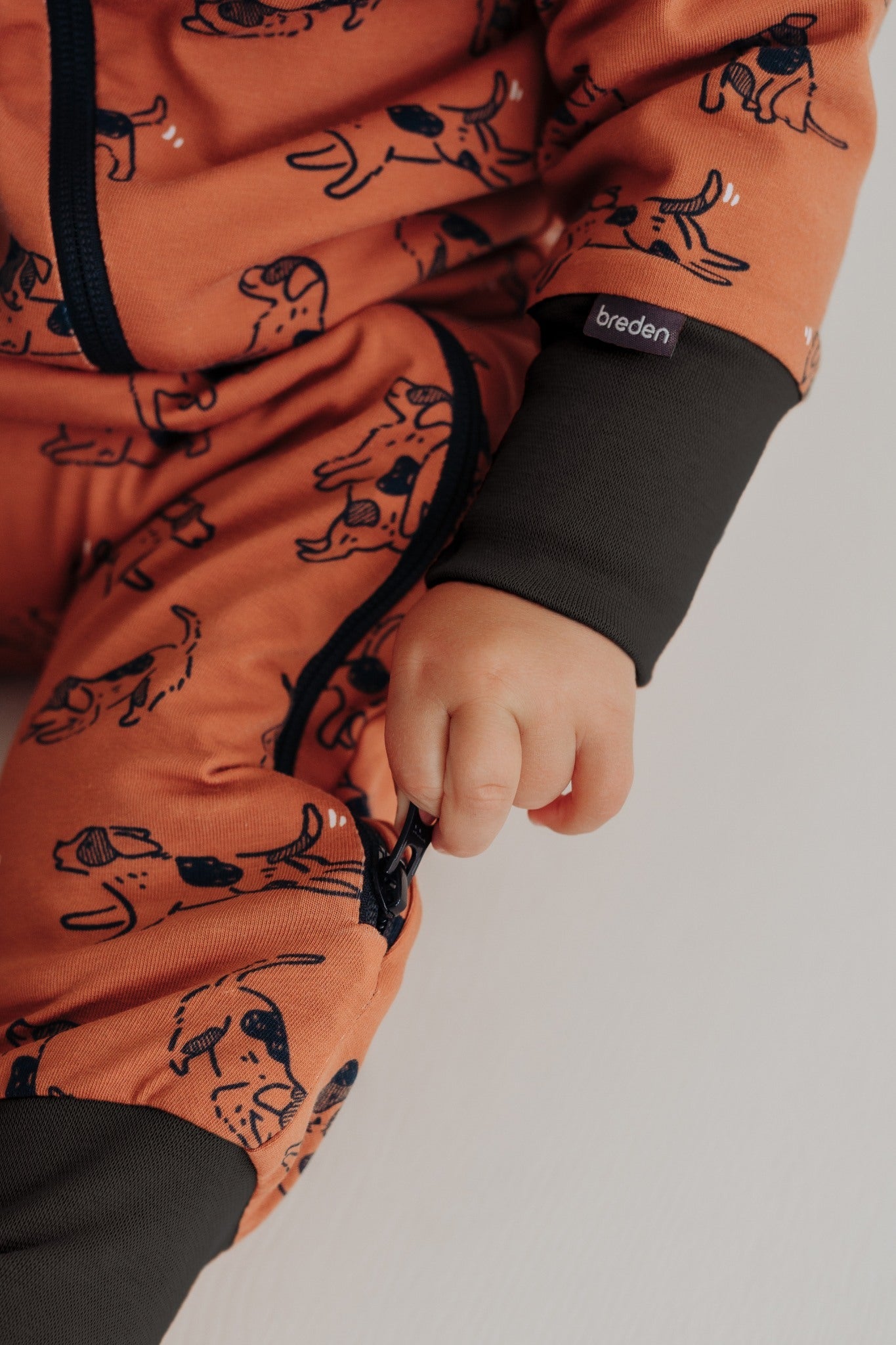 Merino wool baby romper MAJOR-1