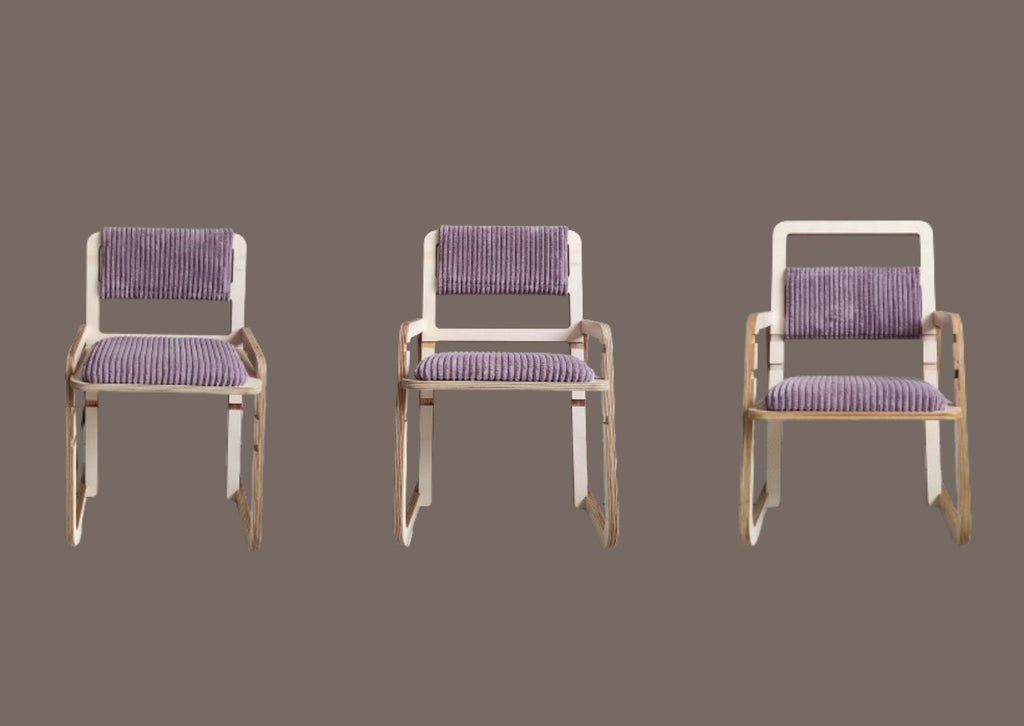 Adjustable Children Montessori Table and Chair Set Julle - Cannon Pink