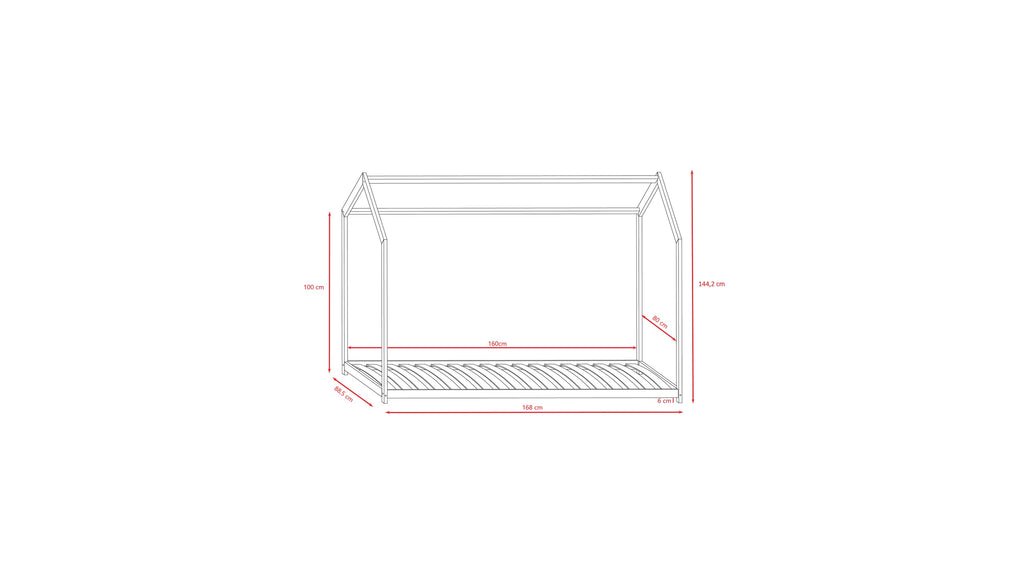 House Bed Bella - Natural